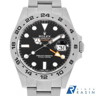 ロレックス(ROLEX)のロレックス エクスプローラーII 216570 ブラック ランダム番 メンズ 中古 腕時計(腕時計(アナログ))