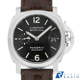パネライ(PANERAI)のパネライ ルミノールマリーナ PAM00048 R番 メンズ 中古 腕時計(腕時計(アナログ))