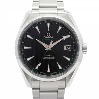 オメガ(OMEGA)の【5wwg0223】オメガ シーマスター 231.10.42.21.01.001 黒文字盤【中古】腕時計 メンズ(腕時計(アナログ))