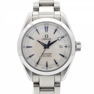 オメガ(OMEGA)の【5wwg0229】オメガ シーマスター 2577.70 白文字盤【中古】腕時計 レディース(腕時計)