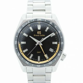 セイコー(SEIKO)の【5wwg0240】セイコー グランドセイコー 9F86-0AH0 黒文字盤【中古】腕時計 メンズ(腕時計(アナログ))