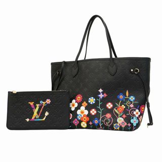 ルイヴィトン(LOUIS VUITTON)の【5gd5300-h】ルイヴィトン トートバッグ モノグラム・アンプラント ネヴァーフルMM M13675 ノワール LV×TM村上隆【中古】レディース(トートバッグ)