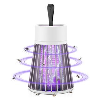 電撃殺虫器 コバエ取り 蚊取り 虫除け LED誘虫灯 USB充電 安全無害