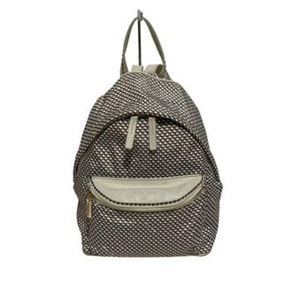 レリアン(leilian)のLeilian(レリアン) リュックサック - 白×ダークブラウン×ライトパープル VISONA'コラボ レザー(リュック/バックパック)