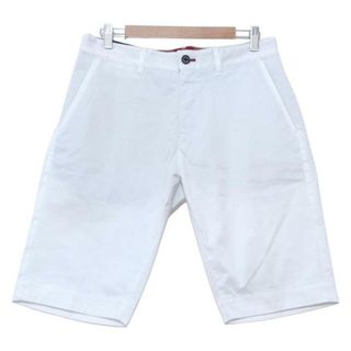 ブラックレーベルクレストブリッジ(BLACK LABEL CRESTBRIDGE)のBLACK LABEL CRESTBRIDGE(ブラックレーベルクレストブリッジ) ハーフパンツ サイズ76 メンズ - 白(ショートパンツ)