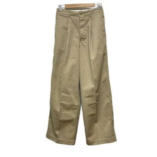 ハイク(HYKE)のHYKE(ハイク) パンツ サイズ1 S レディース美品  - ベージュ フルレングス/ボタンフライ(その他)