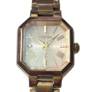 シチズン(CITIZEN)のCITIZEN(シチズン) 腕時計 XC(クロスシー) B036-T016529 レディース エコドライブ ベージュ(腕時計)
