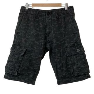 バーバリーブラックレーベル(BURBERRY BLACK LABEL)のBurberry Black Label(バーバリーブラックレーベル) ハーフパンツ サイズ76 メンズ - ダークグレー 迷彩柄(ショートパンツ)