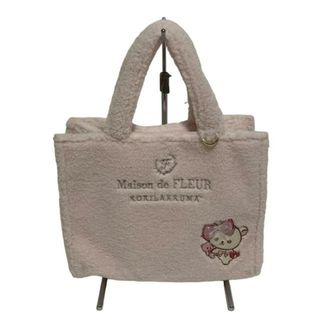 メゾンドフルール(Maison de FLEUR)のMaison de FLEUR(メゾンドフルール) トートバッグ - ライトピンク コリラックマ/KORILAKKUMAコラボ(トートバッグ)