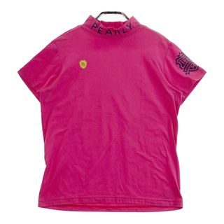 サイズ：2 PEARLY GATES パーリーゲイツ ハイネック 半袖Tシャツ ピンク系 [240101400905] ゴルフウェア レディース ストスト