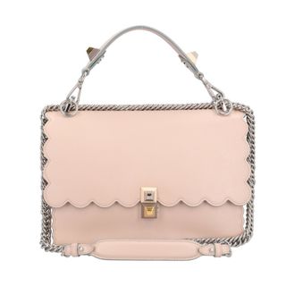 フェンディ(FENDI)のフェンディ キャナイ ショルダーバッグ レザー 8BT283 ピンク レディース FENDI  中古(ショルダーバッグ)