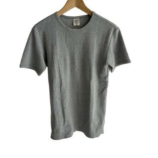 アヴィレックス(AVIREX)のAVIREX(アビレックス) 半袖Tシャツ サイズL メンズ美品  - グレー クルーネック(Tシャツ/カットソー(半袖/袖なし))