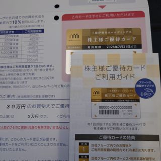 三越伊勢丹 株主優待カード