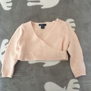 ベビーギャップ(babyGAP)のbabyGAP ベビーピンク カーディガン ボレロ 6-12m (カーディガン/ボレロ)