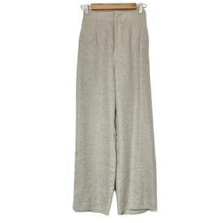 ユナイテッドアローズ(UNITED ARROWS)のUNITED ARROWS(ユナイテッドアローズ) パンツ サイズ34 S レディース美品  - グレーベージュ フルレングス/ウエストゴム(その他)