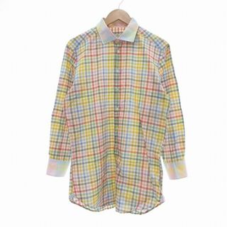 エトロ(ETRO)のエトロ ETRO 美品 長袖シャツ チェック柄 41 マルチカラー /UO(シャツ)