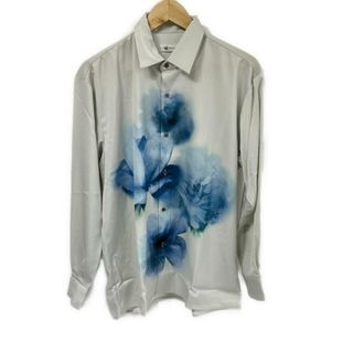 ティーケー(TK)のTK (TAKEOKIKUCHI)(ティーケータケオキクチ) 長袖シャツ サイズS メンズ美品  - ライトブルー×ブルー×ブルーグリーン(シャツ)