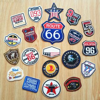 DFsucces アイロンワッペン 人気セット 刺繍パッチ 補修 ワッペン 貼り(その他)