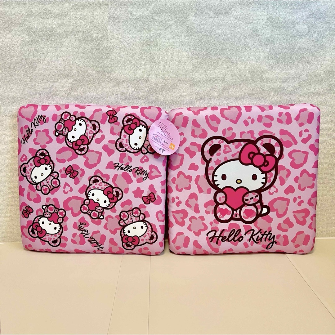 新品未使用 完売品 アベイル ハローキティ シートクッション キティ ヒョウ柄 ハローキティ - 新品未使用 完売品 アベイル ハローキティ