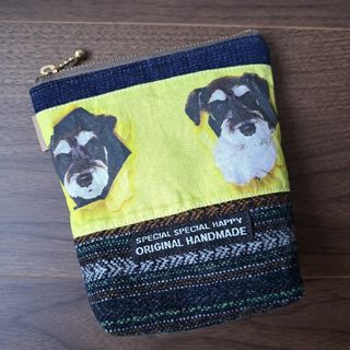 シュナウザー☆マルチポーチ☆シガレットケース☆ハンドメイド(ポーチ)