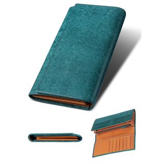 【特価商品】[ファブリツィオ] 財布 メンズ レディース 長財布 2つ折り マチ(その他)
