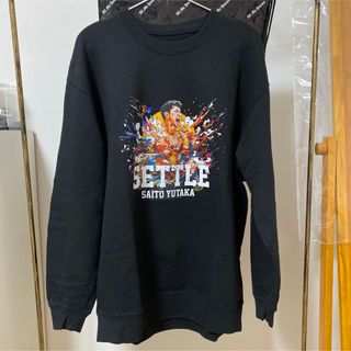 トライファイト YUTAKA SAITO スウェットシャツ 【XL】 ブラック(スウェット)