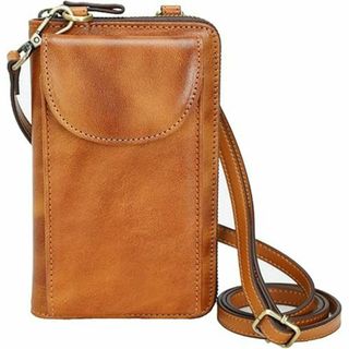 本革 スマホポーチ メンズ ミニショルダーバッグ 2WAY 長財布 軽量 ベルト(ショルダーバッグ)