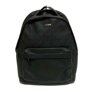 マイケルコース(MICHAEL KORS)のMICHAEL KORS(マイケルコース) リュックサック - 黒×ダークグレー レザー(リュック/バックパック)
