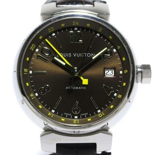 ルイヴィトン(LOUIS VUITTON)のLOUIS VUITTON(ヴィトン) 腕時計 タンブールGMT Q1131 メンズ ダークブラウン(その他)