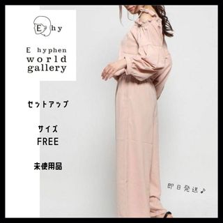 イーハイフンワールドギャラリー(E hyphen world gallery)の【イーハイフンワールドギャラリー】セットアップ　未使用　オフショルダー　即日発送(セット/コーデ)