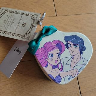 ディズニー　 アリエルとエリック ハート型ポーチ　ちはる×しまむらコラボ