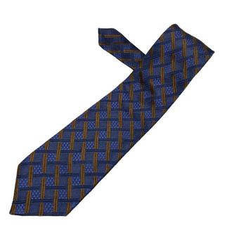 CANALI(カナーリ) ネクタイ メンズ - ネイビー×ブラウン(ネクタイ)