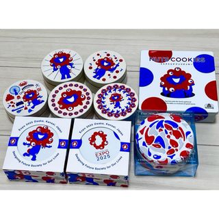 大阪関西万博　ミャクミャク　ゼリー缶　ナッツクッキー　ゴーフル　お土産　お菓子　(菓子/デザート)