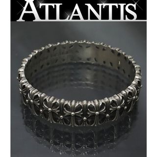 クロムハーツ(Chrome Hearts)のCHROME HEARTS 銀座店 クロムハーツ セメタリークロス バングル シルバー SV925 99752(ブレスレット)
