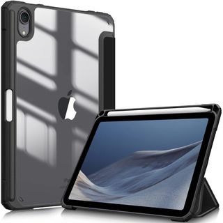 【色:1ブラック】Fintie for iPad Mini 7 ケース (A17(タブレット)