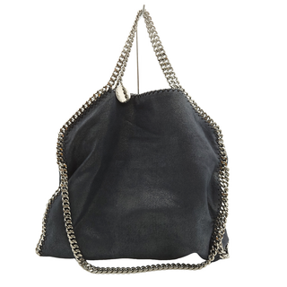 ステラマッカートニー(Stella McCartney)のステラマッカートニーSTELLA McCARTNEY ファベラ2WAYショルダーバッグ バッグ ハンドバッグ 肩掛け シンプル シック チェーンバッグ きれいめ エレガント おしゃれ 気品 女性的 上品 上質 優雅 ブラック シルバー セミグロスグレイン仕上げ マットなヴィーガンのシャギーディアファブリック  レディース 【中古 AB品】☆送料無料☆ 当店通常価格62800円(ハンドバッグ)