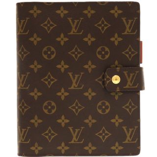 ルイヴィトン(LOUIS VUITTON)のベタなし 美品 ルイ ヴィトン アジェンダGM モノグラム R20106 モノグラムキャンバス ブラウン LV 0674 手帳カバー【中古】LOUIS VUITTON(手帳)