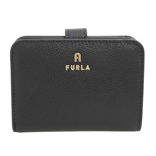 フルラ(FURLA)の箱付未使用 フルラ Furla 現行品 WP00315 CAMELIA コンパクトウォレット 二つ折り財布 S 黒 小銭入付 レディース オフィス 旅 定価34100円(財布)
