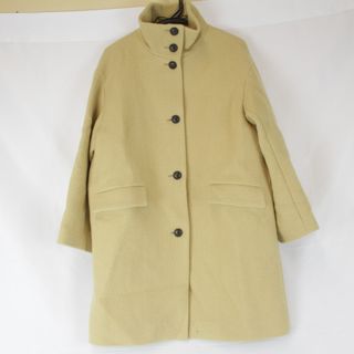 ユナイテッドアローズ(UNITED ARROWS)の良品『USED』UNITED ARROWS【ユナイテッドアローズ】 コート サイズ36 ウール レディース イエロー 黄色 タートルネック カジュアル ロング(その他)