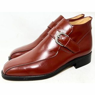 アバハウス(ABAHOUSE)の美品展示品 ABAHOUSE 25.5 レザージョッパーブーツ ブラウン(ブーツ)