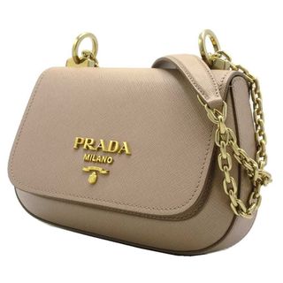 プラダ(PRADA)の【新品】プラダ 1BD275 SAFFIANO LUX / CAMMEO (ベージュ系) バッグ ショルダーバッグ PRADA サフィアーノレザー ロゴメタル チェーンショルダー 2WAY 斜め掛け ミニバッグ アウトレット レディース(ショルダーバッグ)