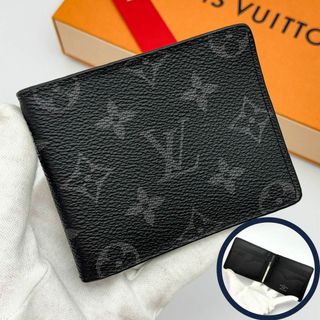 ルイヴィトン(LOUIS VUITTON)の特上美品★ルイヴィトン パンス エクリプス マネークリップ モノグラム 財布(マネークリップ)