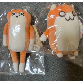 新品クソハムちゃんが作ったイケてるぬいぐるみマスコットクソハムちゃん2点(キャラクターグッズ)