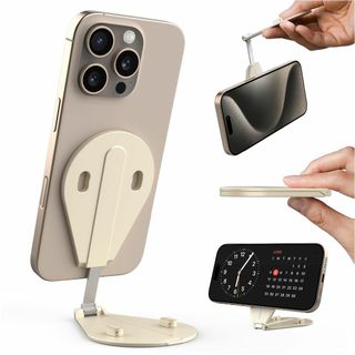 【特価セール】TELESIN マグネットスマホスタンド 薄型 4WAY多機能スタ