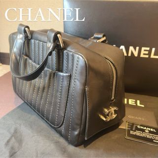 極美品 CHANEL シャネル ニューマドモアゼル ボストンバッグ ハンドバッグ