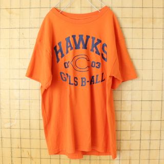 00s FRUIT OF THE LOOM Tシャツ オレンジ L ss33