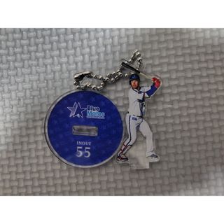 ヨコハマディーエヌエーベイスターズ(横浜DeNAベイスターズ)の【新品未使用・非売品】ベイスターズ 2way アクリルチャーム 井上絢登 #55(応援グッズ)