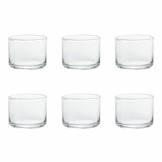 アデリア(ADERIA) グラス クリア 105ml ストレート 6客入 日本製(その他)