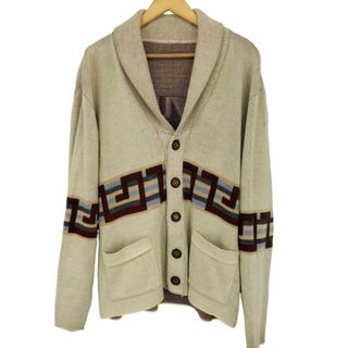 USED古着(ユーズドフルギ) OLD ネイティブ柄 ショールカラーカーディガン(カーディガン)