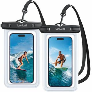 【2枚セット 完全防水】 Lamicall スマホ 防水 ケース 海 IPX8 (その他)